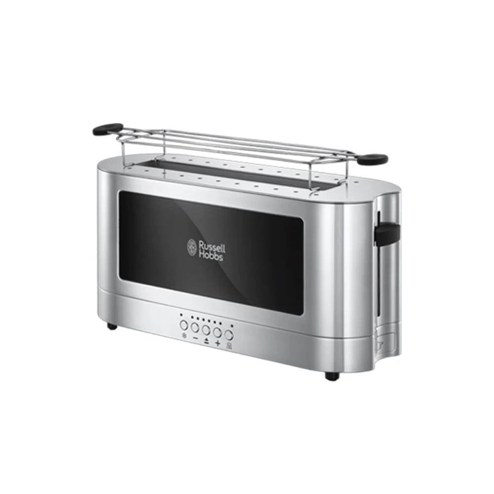 Russell Hobbs Elegance Long Slot Glass Toaster 1420W | 23380-56