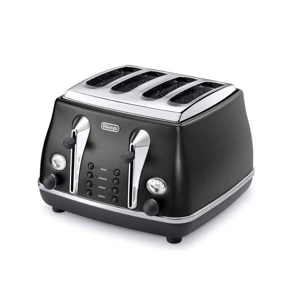 DeLonghi Icona 4-Slice Toaster Black | DKT-CTO4003BK