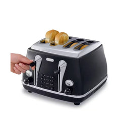 DeLonghi Icona 4-Slice Toaster Black | DKT-CTO4003BK