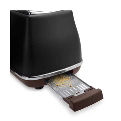 DeLonghi Icona Vintage 2-Slice Toaster Black | CTOV2103BK