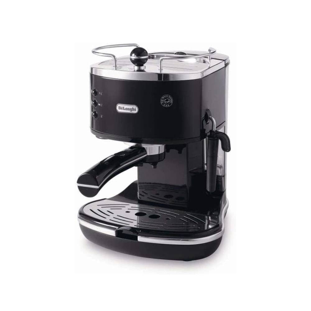 DeLonghi Icona Vintage Pump Espresso Coffee Machine Black | ECOV311BK