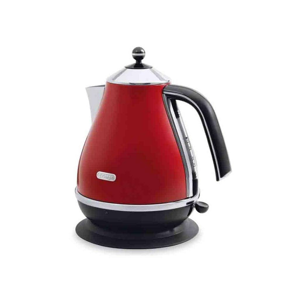 DeLonghi Icona Kettle 1.7L 2000W Glossy Red | KBO2001R