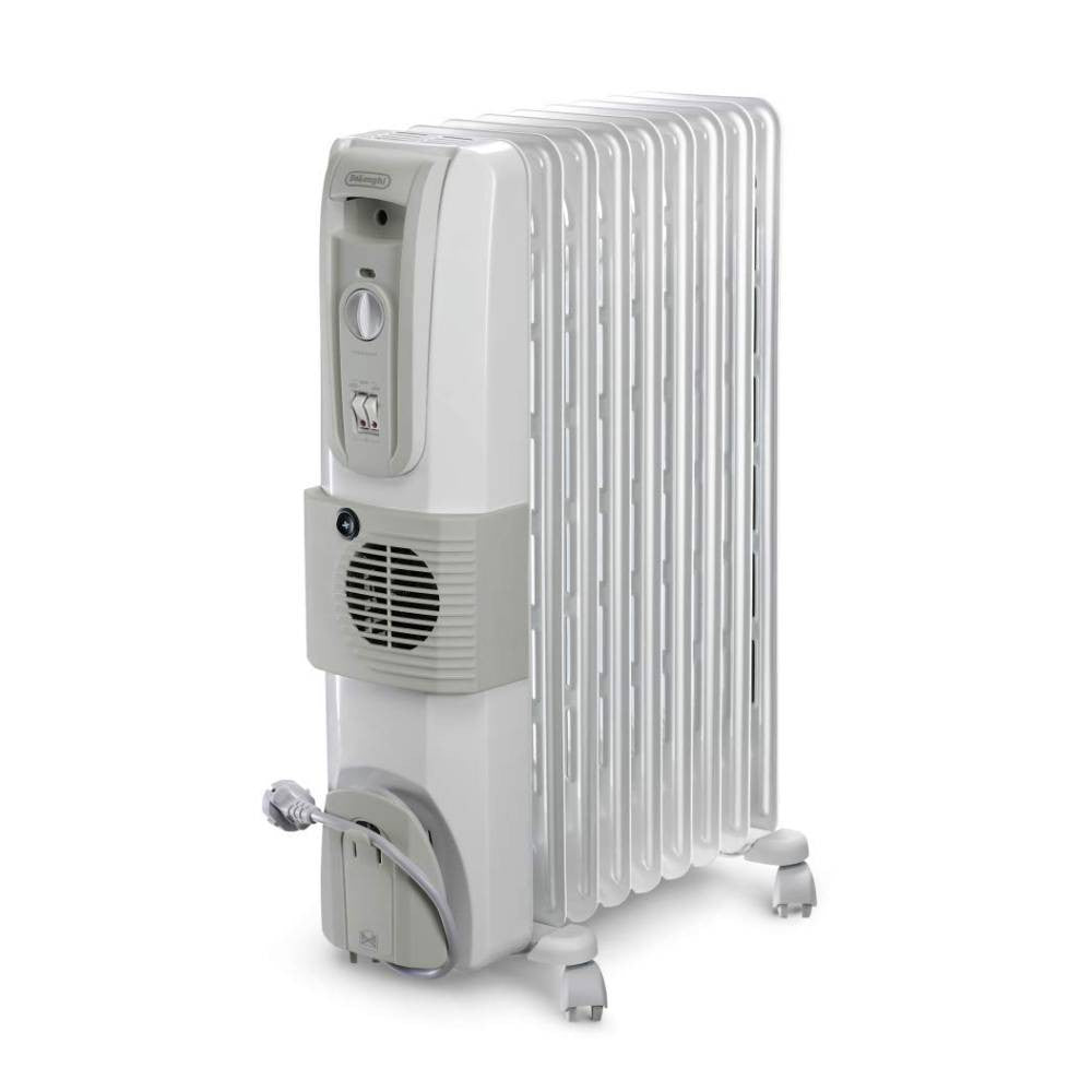 DeLonghi Oil-Filled Radiator Heater with Fan 9 Fins | KH770925V