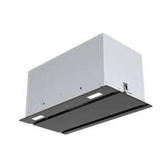 Queen Chef 75cm Built-In Hood 205W - Black Glass | QCHBDC-75GB
