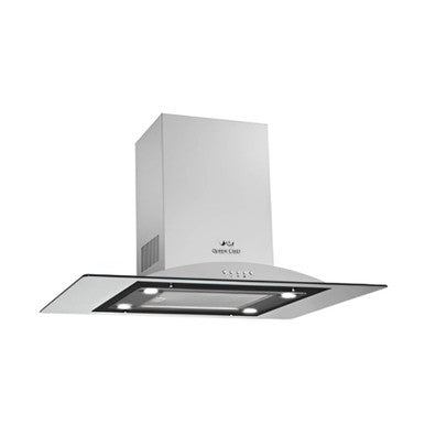 Queen Chef 90cm Island Hood 250W - Inox & Glass | IGO0190