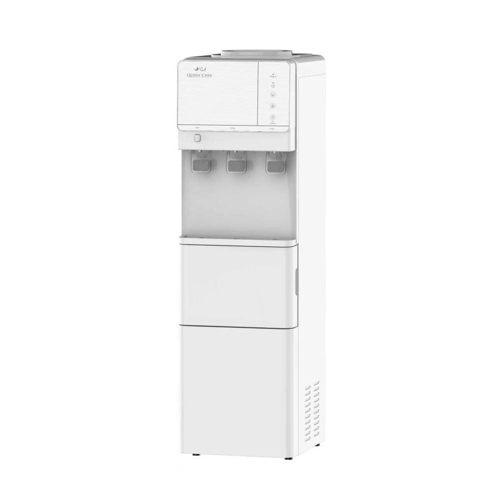Queen Chef Top Loading Hot, Normal & Cold Water Dispenser with Ice Maker - White | BYZ581