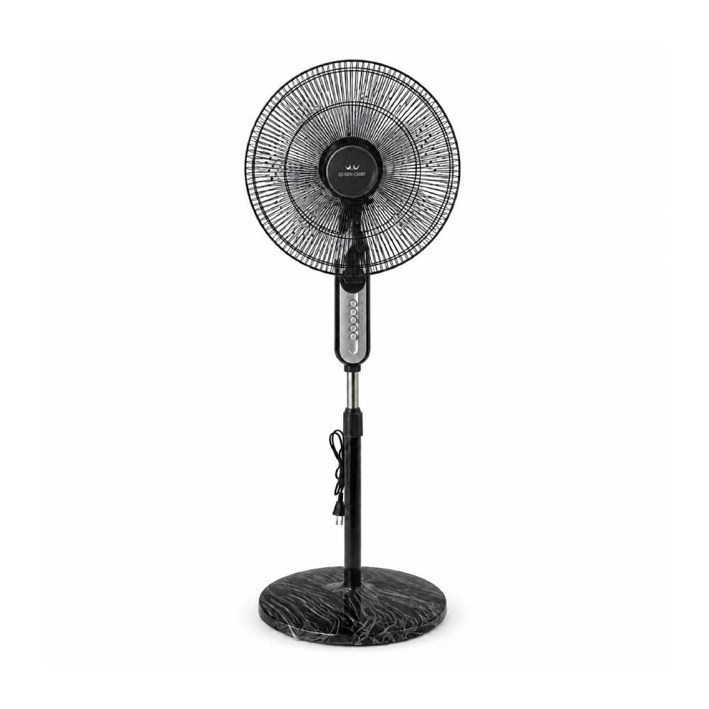 Queen Chef 16" Stand Fan 60W - Black | QCSF316-7/B
