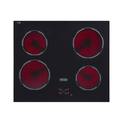 DeLonghi 60cm Electric Vitroceramic Hob - Black | PVC60TC-AL