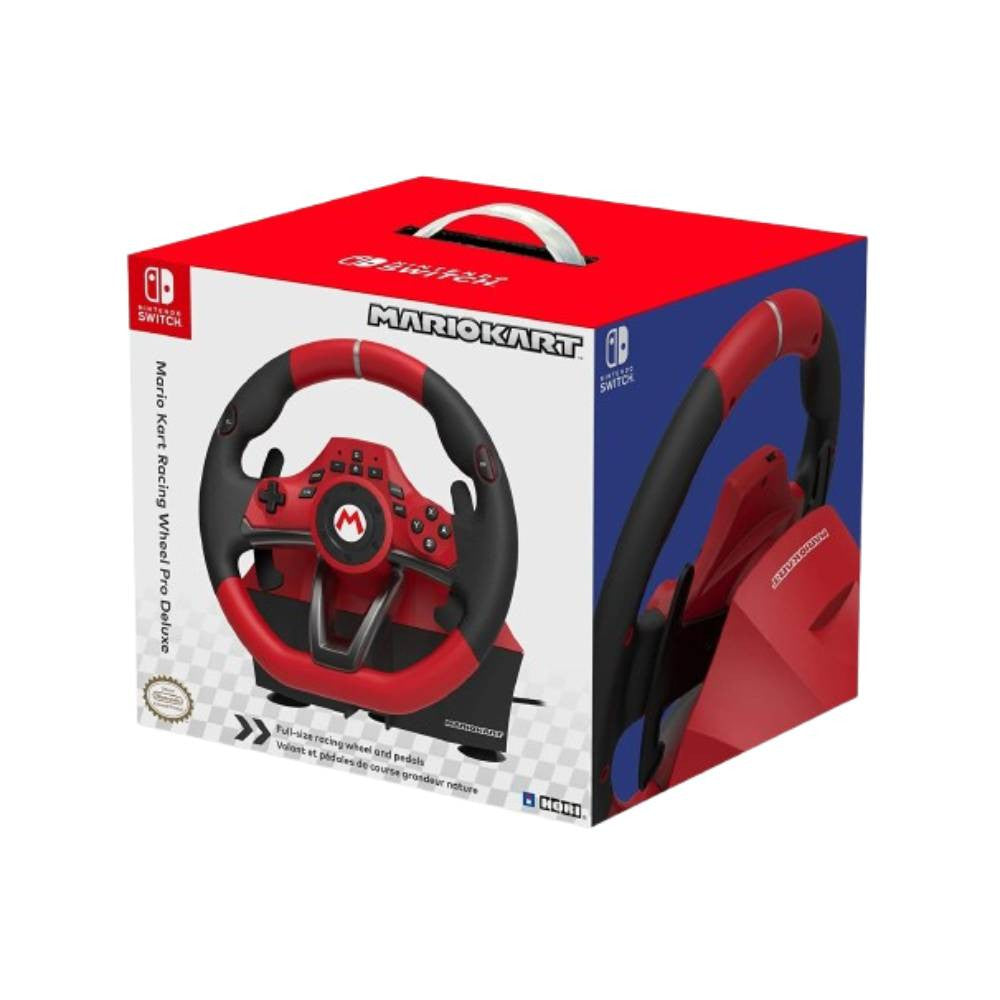 Hori Nintendo Switch Mario Kart Racing Wheel Pro Deluxe - Officially Licensed By Nintendo