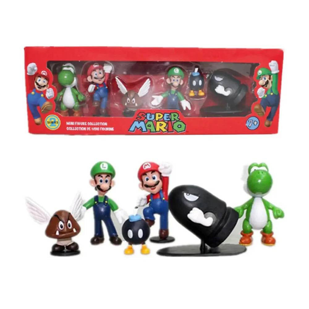 Super Mario 6-Piece Mini Figure Set Collection - Series 2
