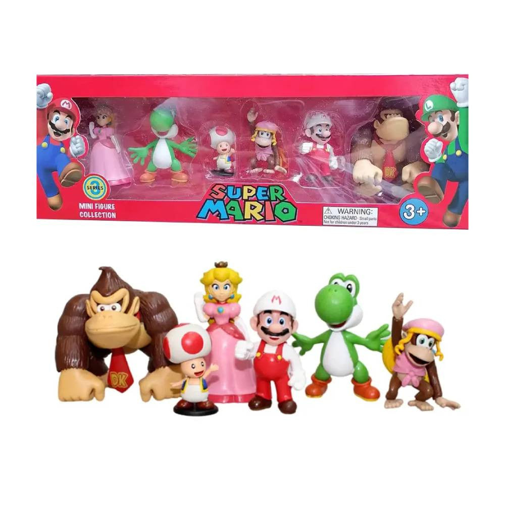 Super Mario 6-Piece Mini Figure Set Collection - Series 3