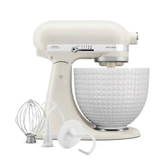 KitchenAid Artisan Monochrome 4.7L Stand Mixer Porcelain White | 5KSM156CXEPL