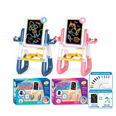3-in-1 Double-Sided Glow Drawing Board