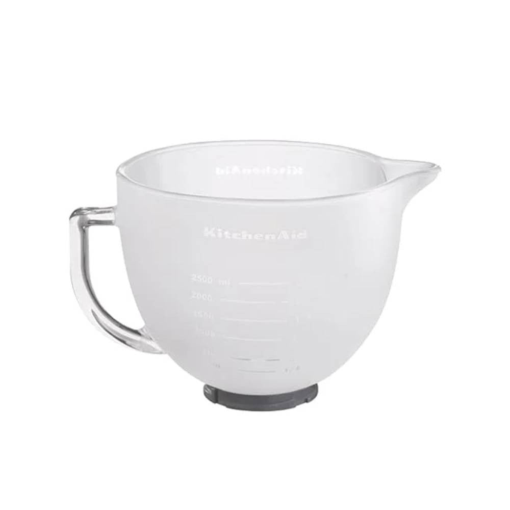KitchenAid 4.8L Bowl for Tilt-Head Stand Mixer - Frosted Glass | 5K5GBF