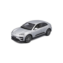 Bburago Porsche Macan Turbo Electric 1:24 Die-Cast Model Car - Gray | 18-21114