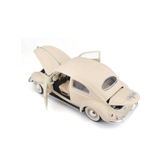 Bburago Volkswagen Kafer Beetle 1955 1:18 Die-Cast Model Car - Cream | 18-12029C