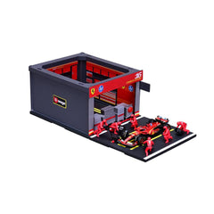 Bburago Scuderia Ferrari SF-24 #16 Charles Leclerc Pit Pass 1:43 Die-Cast Model Set | 18-36862L