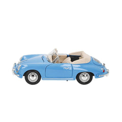 Bburago Porsche 356B Cabriolet 1961 1:18 Die-Cast Model Car - Blue | 18-12025