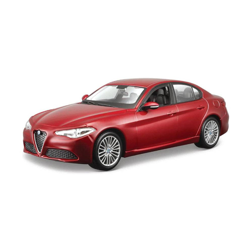 Bburago Alfa Romeo Giulia 2016 1:24 Die-Cast Model Car - Red | 18-21080R