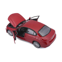 Bburago Alfa Romeo Giulia 2016 1:24 Die-Cast Model Car - Red | 18-21080R