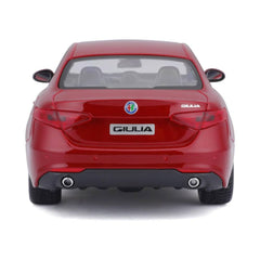 Bburago Alfa Romeo Giulia 2016 1:24 Die-Cast Model Car - Red | 18-21080R