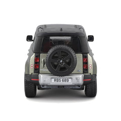 Bburago Land Rover Defender 110 2022 1:24 Die-Cast Model Car - Green | 18-21101GN