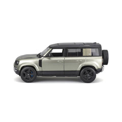 Bburago Land Rover Defender 110 2022 1:24 Die-Cast Model Car - Green | 18-21101GN