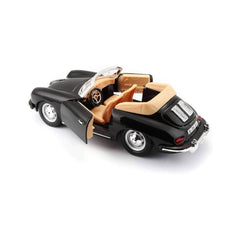 Bburago Porsche 356B Cabriolet 1:24 Die-Cast Model Car - Black | 18-22078