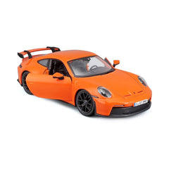 Bburago Porsche 911 (992) GT3 2021 1:24 Die-Cast Model Car - Orange | 18-21104OR