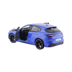Bburago Alfa Romeo Stelvio 1:24 Die-Cast Model Car - Blue | 18-21086BL