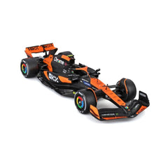 Bburago McLaren MCL38 #4 Lando Norris 2024 1:24 Die-Cast Model Car with Driver Figurine | 18-28040N