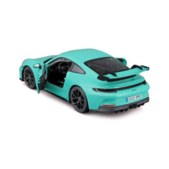 Bburago Porsche 911 (992) GT3 2021 1:24 Die-Cast Model Car - Green | 18-21104G