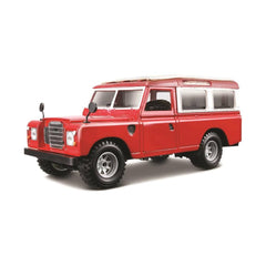 Bburago Land Rover Series II 1:24 Die-Cast Model Car - Red | 18-22063R