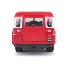 Bburago Land Rover Series II 1:24 Die-Cast Model Car - Red | 18-22063R