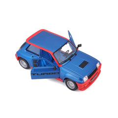 Bburago Renault 5 Turbo 1:24 Die-Cast Model Car - Blue | 18-21088
