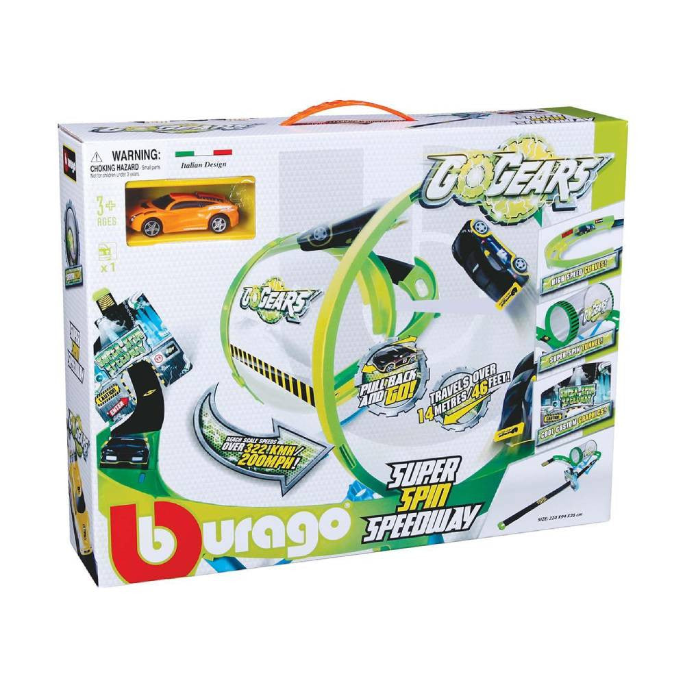 Bburago GoGears Super Spin Speedway Track Set | 18-30286