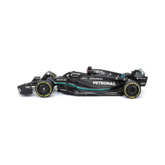 Bburago Mercedes-AMG F1 W14 E Performance #63 George Russell 1:24 Die-Cast Model Car with Driver Figurine | 18-28037R