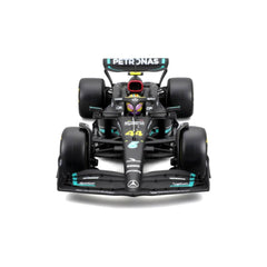 Bburago Mercedes-AMG F1 W14 E Performance #44 Lewis Hamilton 1:24 Die-Cast Model Car with Hard Acrylic Showcase | 18-28028H