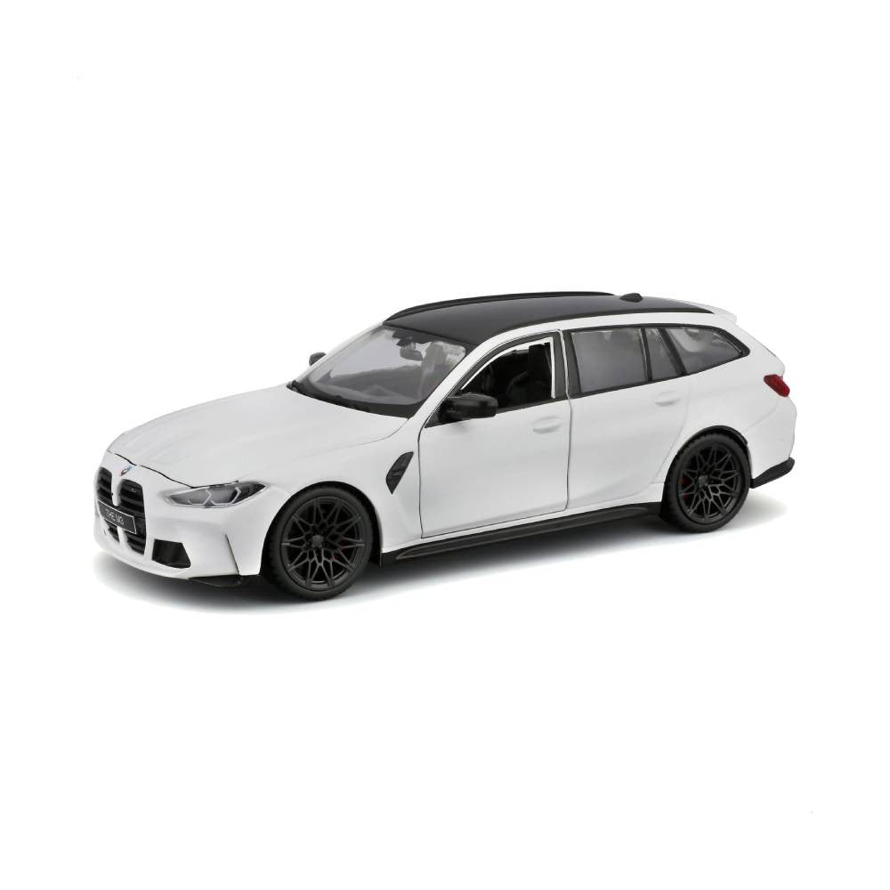 Bburago BMW M3 Touring 2023 1:24 Die-Cast Model Car - White | 18-21112W