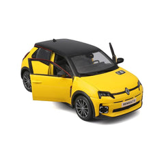 Bburago Renault 5 E-Tech 1:24 Die-Cast Model Car - Yellow | 18-21113Y