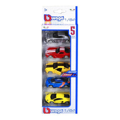 Bburago Street Fire 1:64 Die-Cast Cars 5-Pack | 18-59031