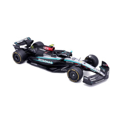 Bburago Mercedes-AMG F1 W15 #44 Lewis Hamilton 2024 1:24 Die-Cast Model Car with Driver Figurine | 18-28069H