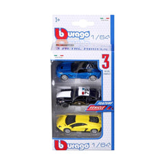 Bburago Street Fire 1:64 Die-Cast Cars 3-Pack | 18-59030