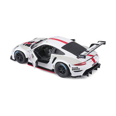 Bburago Porsche 911 RSR GT 1:24 Die-Cast Model Car - White | 18-28013