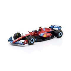 Bburago Ferrari SF-24 #55 Carlos Sainz Miami GP 2024 1:43 Die-Cast Model Car | 18-36844S