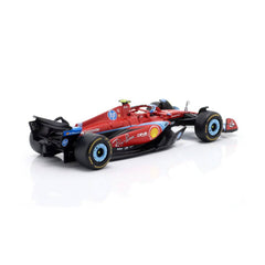 Bburago Ferrari SF-24 #55 Carlos Sainz Miami GP 2024 1:43 Die-Cast Model Car | 18-36844S
