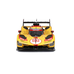Bburago Ferrari 499P #83 24H Le Mans 2024 Hypercar 1:24 Die-Cast Model Car - Yellow | 18-26313