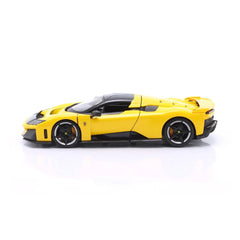 Bburago Ferrari F80 1:24 Die-Cast Model Car - Yellow | 18-26034Y