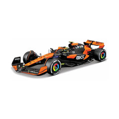 Bburago McLaren MCL38 #4 Lando Norris 2024 1:24 Die-Cast Model Car with Hard Acrylic Showcase