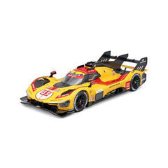Bburago Ferrari 499P #83 Le Mans Champion 2025 1:24 Die-Cast Model Car - Yellow
